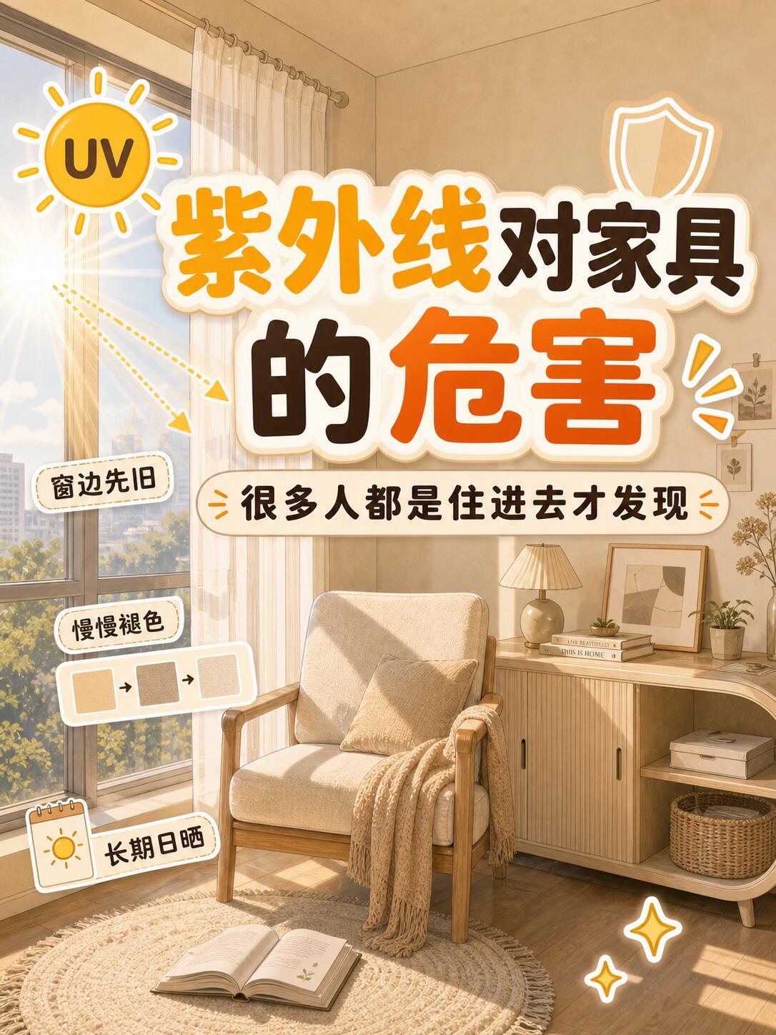 圣戈班量子膜建筑窗贴膜｜隔紫外线原理，守护居家空间看不见的伤害