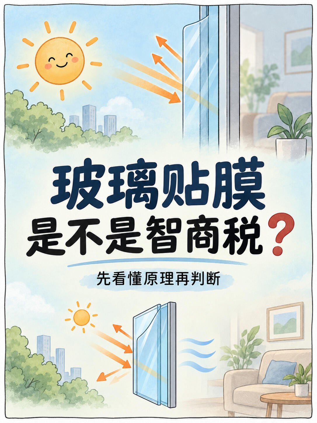家居玻璃贴膜到底是不是
