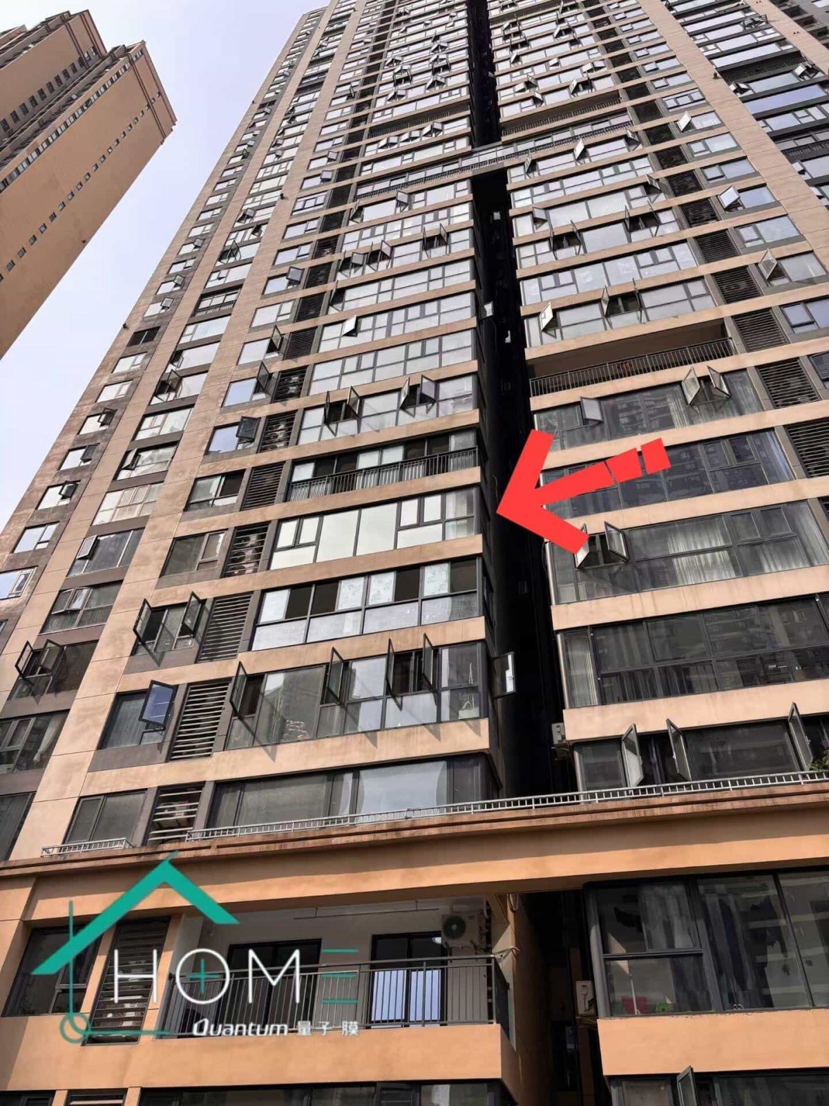家居中层落地窗贴膜案例