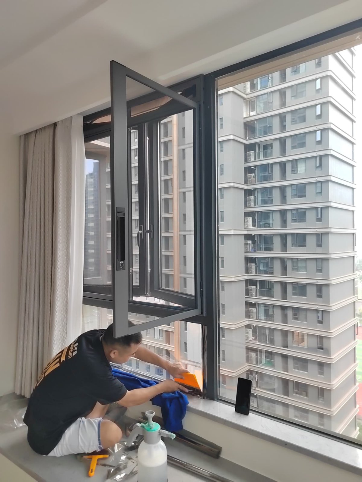 长沙量子膜建筑窗贴膜案